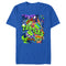 Men's Teenage Mutant Ninja Turtles Retro Funny Faces T-Shirt