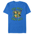 Men's Teenage Mutant Ninja Turtles Distressed The Best Don't Rest T-Shirt