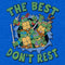 Men's Teenage Mutant Ninja Turtles Distressed The Best Don't Rest T-Shirt