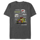 Men's Teenage Mutant Ninja Turtles Shellraiser Schematic T-Shirt