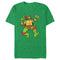 Men's Teenage Mutant Ninja Turtles Raphael Action Pose T-Shirt