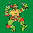 Men's Teenage Mutant Ninja Turtles Raphael Action Pose T-Shirt