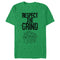 Men's Teenage Mutant Ninja Turtles Outlined Group Shot Respect the Grind T-Shirt