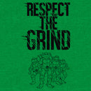 Men's Teenage Mutant Ninja Turtles Outlined Group Shot Respect the Grind T-Shirt