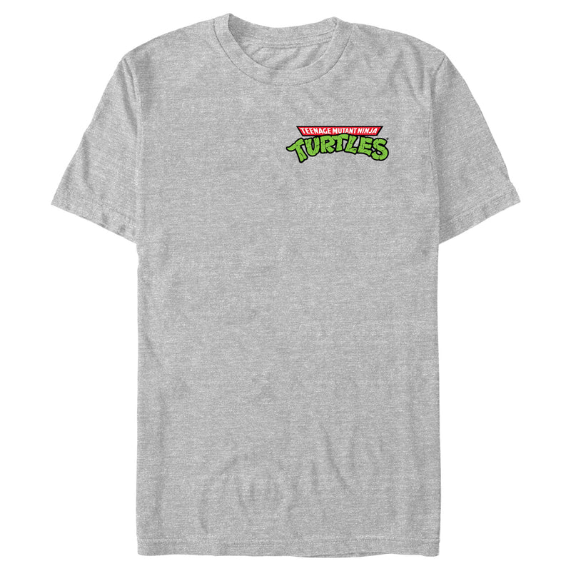 Men's Teenage Mutant Ninja Turtles Faux Pocket Classic Logo T-Shirt