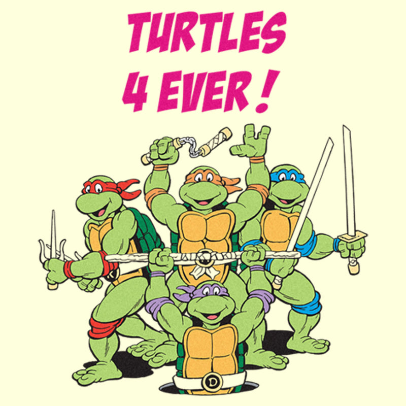 Men's Teenage Mutant Ninja Turtles 4 Ever Turtles! T-Shirt