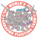 Men's Teenage Mutant Ninja Turtles Fearsome Fighting Team Badge T-Shirt