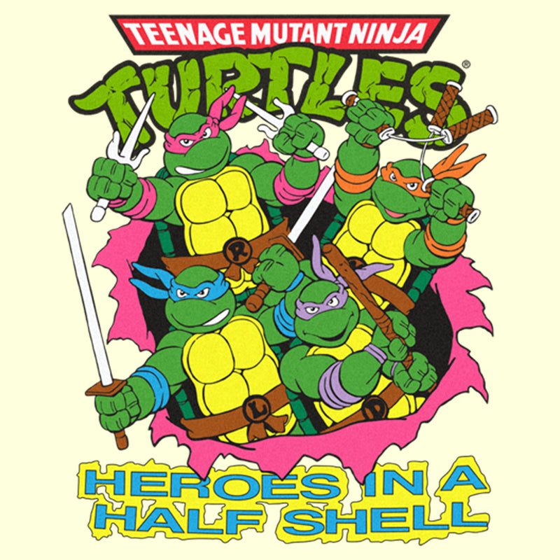 Teenage Mutant Ninja Turtles - Kids Teenage Mutant Ninja Turtles This Half  Shell Hero is 4 T-Shirt | Classic T-Shirt