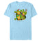 Men's Teenage Mutant Ninja Turtles Battle Group in Action T-Shirt