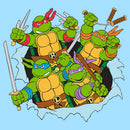 Men's Teenage Mutant Ninja Turtles Battle Group in Action T-Shirt