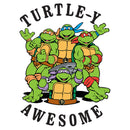 Men's Teenage Mutant Ninja Turtles Turtle-y Awesome Circle T-Shirt