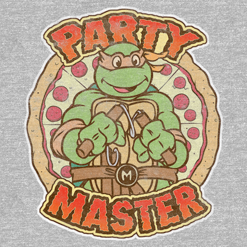 Men's Teenage Mutant Ninja Turtles Michelangelo Party Master T-Shirt