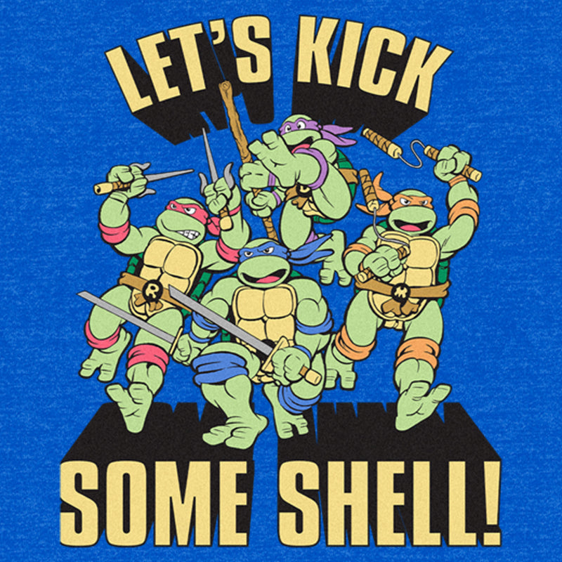 Men's Teenage Mutant Ninja Turtles Let's Kick Some Shell! T-Shirt