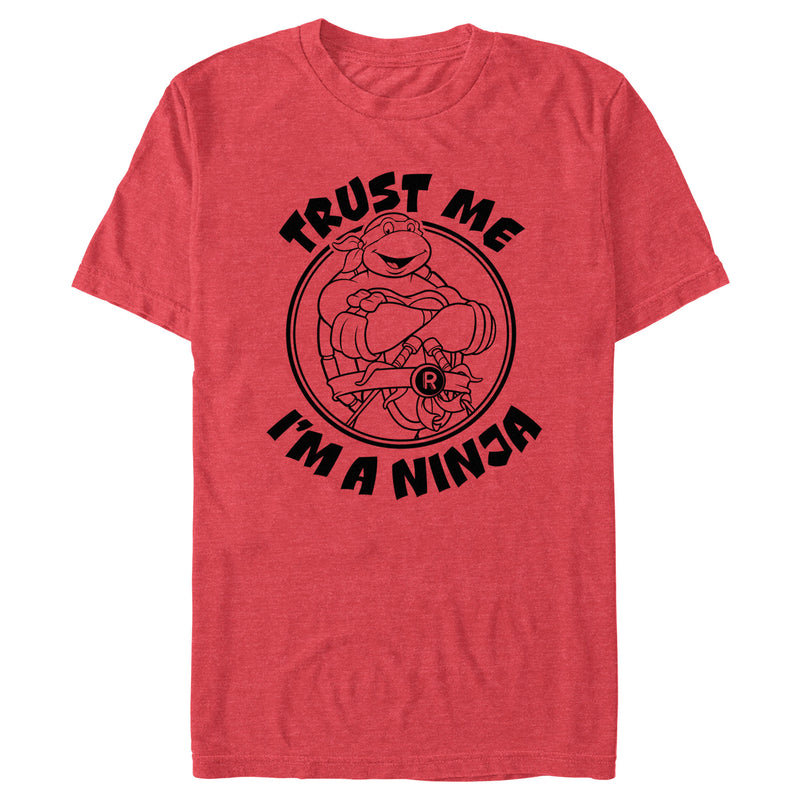 Men's Teenage Mutant Ninja Turtles Raphael Trust me I'm a Ninja T-Shirt