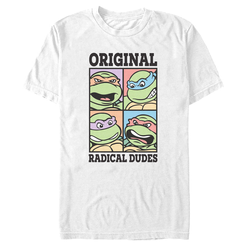 Men's Teenage Mutant Ninja Turtles Retro Original Radical Dudes T-Shirt