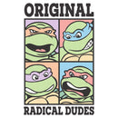 Men's Teenage Mutant Ninja Turtles Retro Original Radical Dudes T-Shirt