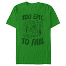 Men's Teenage Mutant Ninja Turtles Distressed Too Epic To Fail T-Shirt