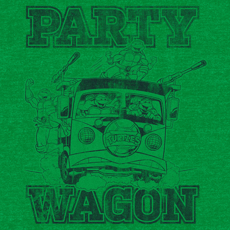 Men's Teenage Mutant Ninja Turtles Distressed Party Wagon T-Shirt