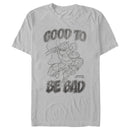 Men's Teenage Mutant Ninja Turtles Distressed Shredder Good To Be Bad T-Shirt