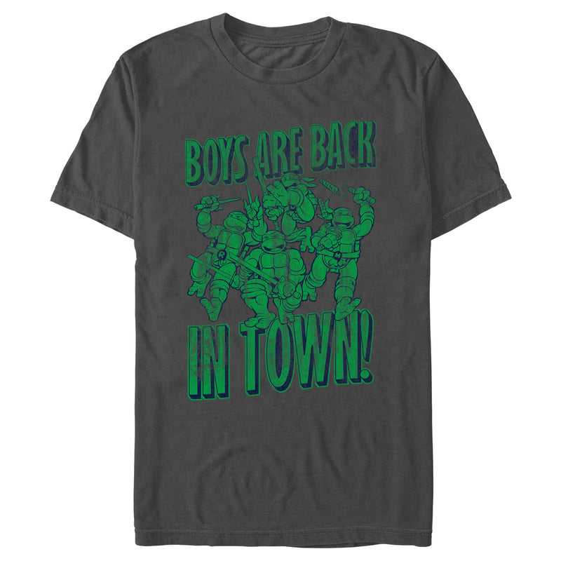 Men's Teenage Mutant Ninja Turtles Distressed Boys Are Back in Town! T-Shirt