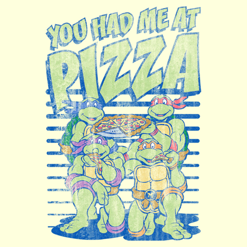 Men's Teenage Mutant Ninja Turtles Distressed You Had Me at Pizza T-Shirt