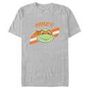 Men's Teenage Mutant Ninja Turtles Michelangelo Face Portrait T-Shirt