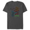 Men's Teenage Mutant Ninja Turtles Group Shot Color Outlines T-Shirt