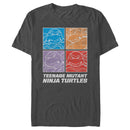 Men's Teenage Mutant Ninja Turtles Distressed Color Squares T-Shirt