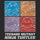 Men's Teenage Mutant Ninja Turtles Distressed Color Squares T-Shirt