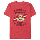 Men's Teenage Mutant Ninja Turtles Raphael Face Portrait T-Shirt