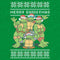 Men's Teenage Mutant Ninja Turtles Merry Ugly Christmas Sweater Print T-Shirt