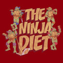 Men's Teenage Mutant Ninja Turtles Distressed The Ninja Diet T-Shirt