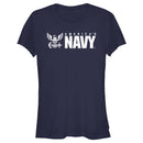 Junior's United States Navy America's Eagle Logo T-Shirt