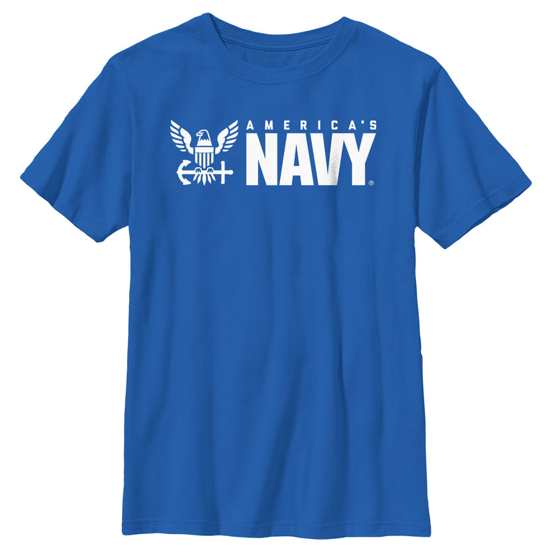 Boy's United States Navy America's Eagle Logo T-Shirt