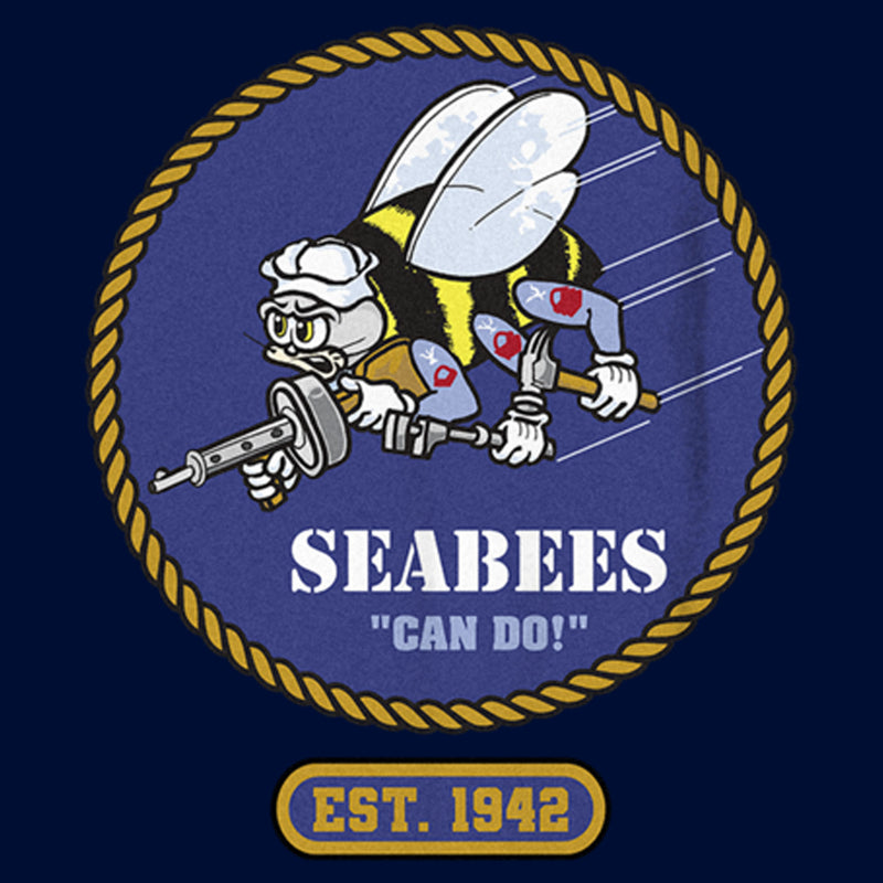 Boy's United States Navy Seabees Est. 1942 T-Shirt