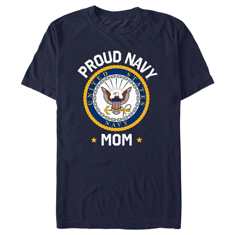 Men's United States Navy Proud Mom Logo T-Shirt