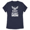 Women's United States Navy Official Eagle Logo Mom T-Shirt