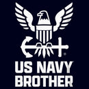 Boy's United States Navy Official Eagle Logo Brother T-Shirt