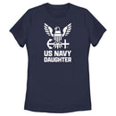 Women's United States Navy Official Eagle Logo Daughter T-Shirt