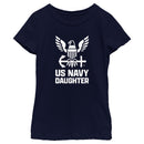 Girl's United States Navy Official Eagle Logo Daughter T-Shirt