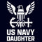 Girl's United States Navy Official Eagle Logo Daughter T-Shirt