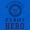 Men's United States Navy Distressed My Daughter Is a Hero T-Shirt