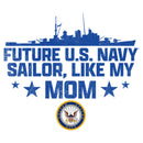 Junior's United States Navy Future Navy Sailor Like My Mom T-Shirt