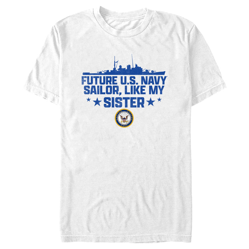 Men's United States Navy Future Navy Sailor Like My Sister T-Shirt