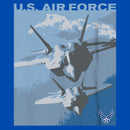 Boy's United States Air Force Aircraft Art Poster T-Shirt