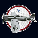 Girl's United States Air Force Plane Badge T-Shirt