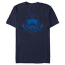 Men's United States Air Force Blue Helmet T-Shirt