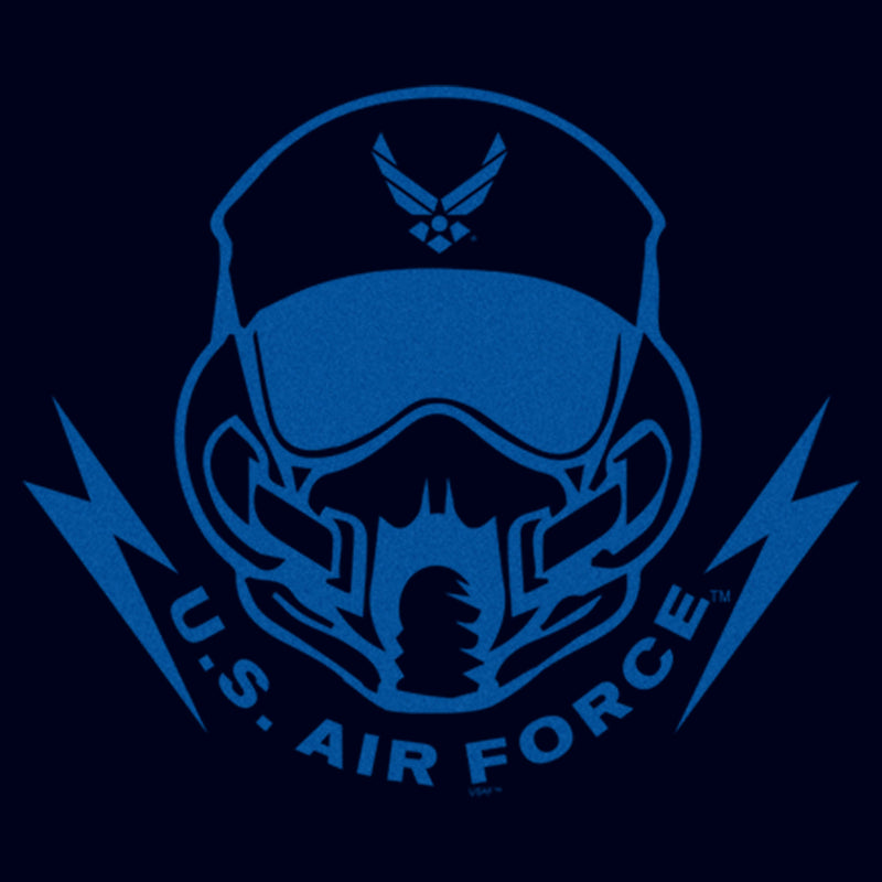 Men's United States Air Force Blue Helmet T-Shirt