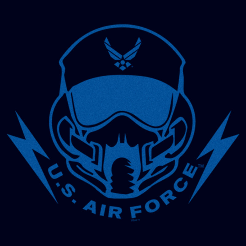 Junior's United States Air Force Blue Helmet T-Shirt