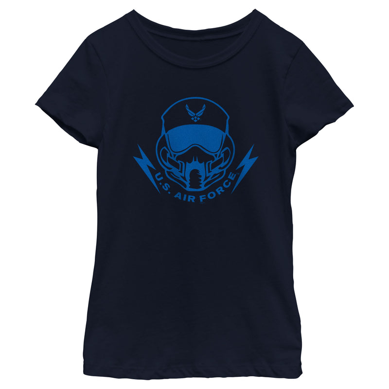 Boy's United States Air Force Blue Helmet T-Shirt